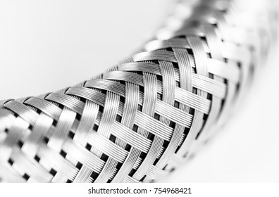 Steel armoured hose pipe with thread connection
