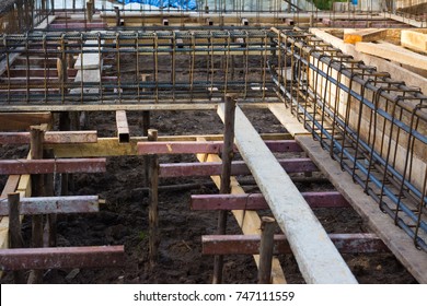 Steel Bar Reinforcement Concrete Construction Stock Photo 747111559 ...