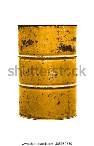 Download Steel Barrel Oil Yellow Rusty Barrel Objects Stock Image 385982680 PSD Mockup Templates