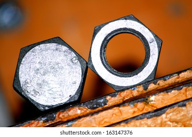 Steel Bolt Nut Texture Stock Photo 163147376 | Shutterstock