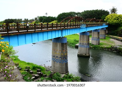 A Steel Box Girder Bridge Across The River.