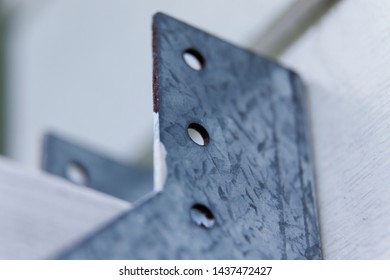 Steel Bracket Attached To A Wall