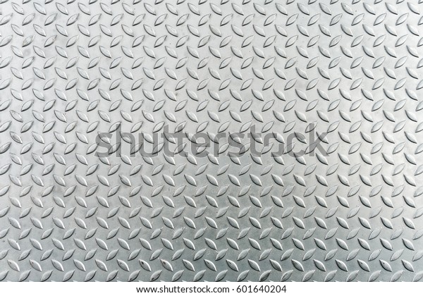 Steel Checkerplate Metal Sheet of Factory Flooring, Anti\
Skid Platform Floor for Engineering Materials. Metallic Sheet\
Surface Texture Background, Abstract Pattern Seamless of Checker\
Plate. 