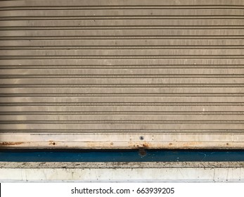 Steel Door Of Factory Building