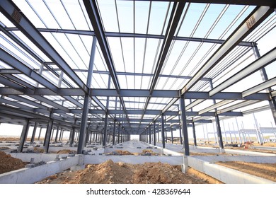 Steel Frame Structure Stock Photo (Edit Now) 436399324