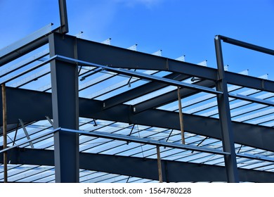 Steel Frame Work New Commercial Building Stock Photo 1564780228 ...