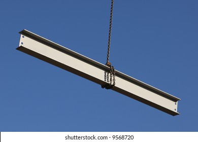 Steel Girder On A Construction Site