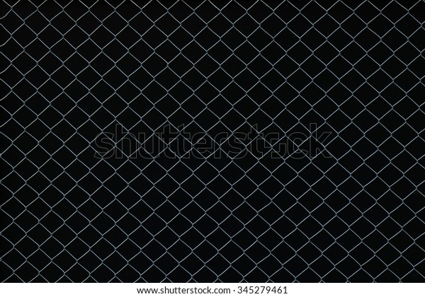 Steel Grating Grid On Black Background Stok Fotoğrafı (Şimdi Düzenle