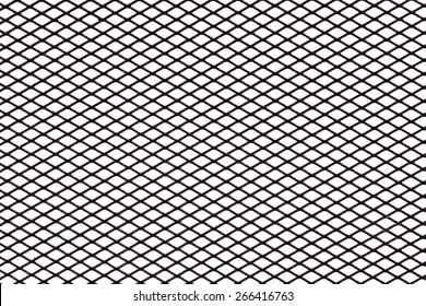 Steel grating pattern background. Horizontal