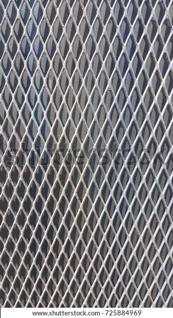 Steel Grating Pattern Backgroundmetal Grid Diamond Stock Photo (Edit ...