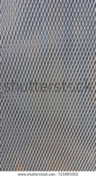 Steel Grating Pattern Backgroundmetal Grid Diamond Stock Photo ...