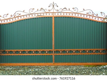 Steel Green Gates And A Forging Stick