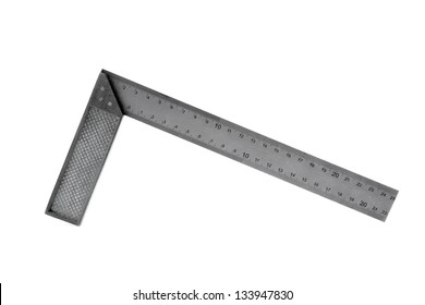 Steel Measure Corner Measurement Scale Stock Photo (Edit Now) 133947830