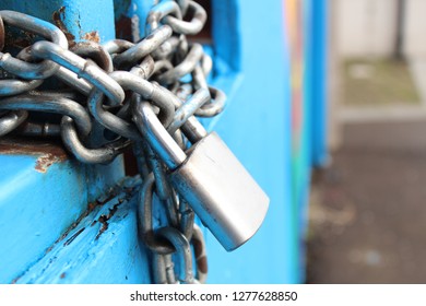 steel metal chains - Shutterstock ID 1277628850