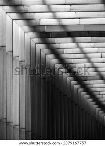 Steel pattern Modern Building facade shade shadow Architecture details