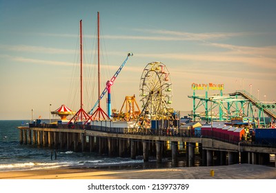 The Steel Pier at Atlantic City, New Jersey.