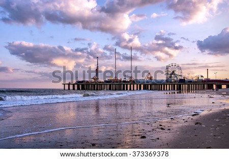 The Steel Pier at Atlantic City, USA