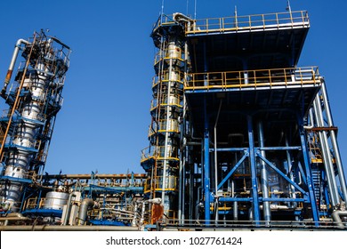 Steel Pipes Plant Processing Production Chemical Stock Photo 1027761424 ...