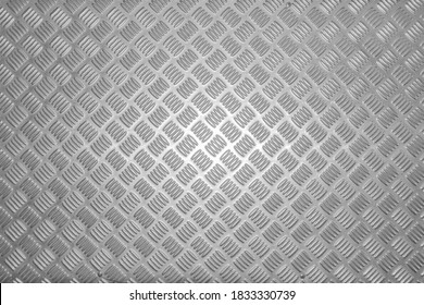 Steel Plate Pattern Manhole Cover Of White Clean Color ,white  Checker Plate Abstract Floor Metal Stanless Background Stainless Pattern Surface.