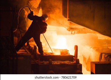 Steel Production In An Electric Furnace