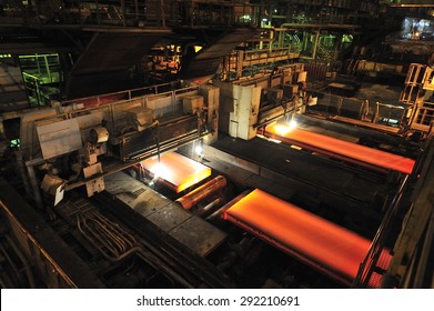 Steel Production At Steel Mill