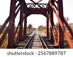 steel railway bridge, Barrage is a barrage on the Indus River between Jamshoro and Hyderabad in the Sindh province of Pakistan. The barrage was completed in 1955. haro