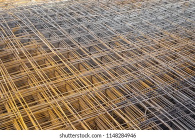 Steel Reinforcement Nets Construction Scenic Wire Stock Photo ...