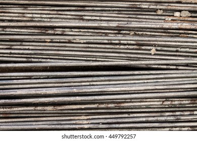 Steel Round Bar Concrete Reinforcement Work Stock Photo 449792257 ...