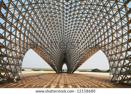 steel sculpture  in shanghai