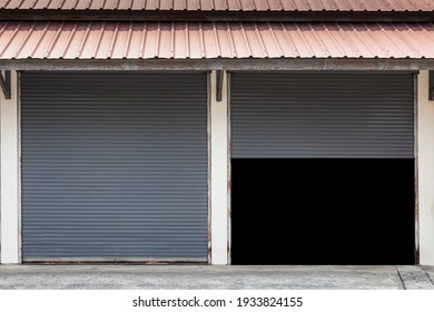 Steel Shutter Door Stores Open And Close