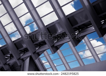 steel structure geometric shape triangle shape pattern abstract miniaml background