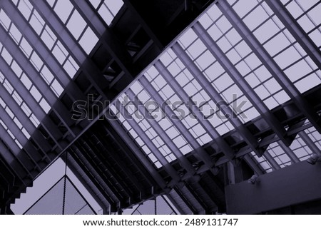 steel structure geometric shape triangle shape pattern abstract miniaml background