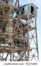 The Steel Structure Of The Headgear Of A Gold Mine In South Africa