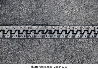 Steel Teeth Expansion Joint On Bridge