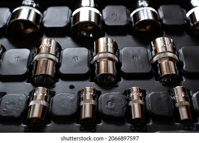 Steel Tool Kit, Black Background