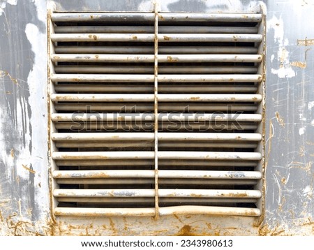 a steel vent old industry venting grate iron rust industrial air ventilation mechanical shaft