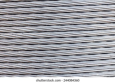 Steel Wire Rope Cable Background.