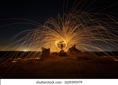 Steel Wool Photography With Slow Shutter Speed Technique