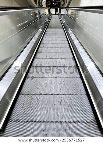 Similar – Image, Stock Photo down Symmetry Escalator