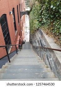 Steep Steps In Georgetown, Washington, DC