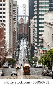 Steep street in San Francisco