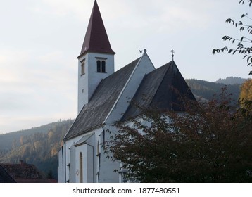 Steeple Of A Church In Christianity, Sacral Building In Christian Religion