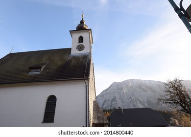 Steeple Of A Church In Christianity, Sacral Building In Christian Religion