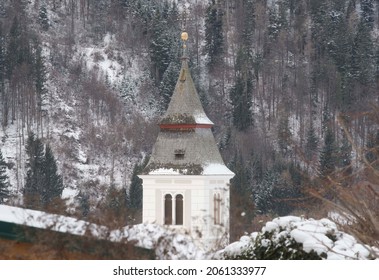 Steeple Of A Church In Christianity, Sacral Building In Christian Religion