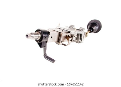 Steering Column Isolated On White