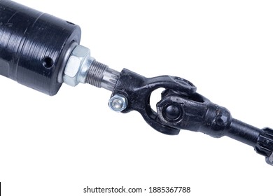 Steering Column Shaft. Spare Part Of Steering Control Of The Car.