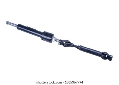 Steering Column Shaft. Spare Part Of Steering Control Of The Car.