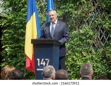 Stefanesti, Romania - May 24, 2022: 147th Anniversary Of The Founding Of The National Liberal Party. This Image Is For Editorial Use Only.