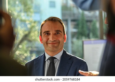 Stefano Lo Russo Of Democratic Party Elected Today As New Mayor Of The City Turin Italy October 18 2021