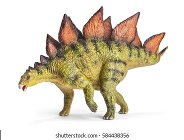 Stegosaurus Genus Armored Dinosaur Side View Stock Photo 584438356 ...